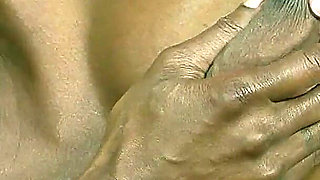 Pregnant ebony MILF banged hard by step son with big cock