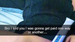 Pregnant MILF Pays Boyfriends Debt Over - Cuckold Captions