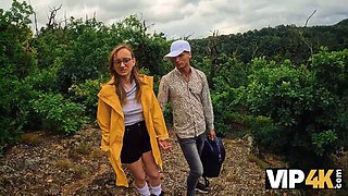 Vip4k. got her a cute suggest and fucked her in the woods
