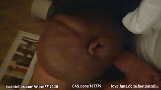 Dia's Nighttime BBW Footjob