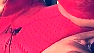 Hot MILF in Red Lingerie Fisted and Ass Fucked with Big Black Dildo