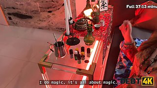 Debt4k. hot teen got rid of her debt with her magical jugs and a dick sucking