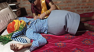 A teacher gave pleasure to a school girl in the room