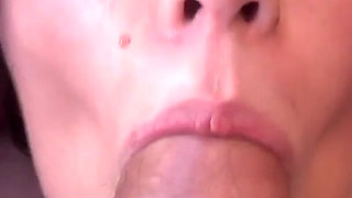 Vintage Thick PAWG Glasses Facial! Sky BBW