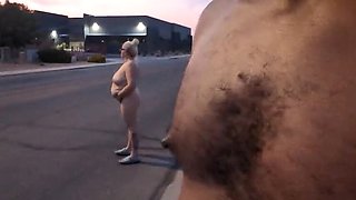Thick BBW Wife Public Nudity & Outdoor Sex with BBC