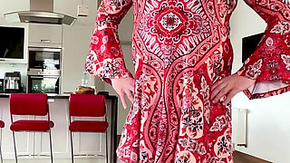 Nicki-Crossdress new dress and shoes in sexy pantyhose
