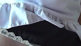 A Restrained Maid Writhing in Pleasure From a Remote-controlled Vibrator