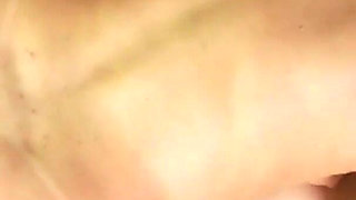 Busty blonde Lili Lachinov masturbates and fucks a big cock