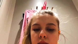 Extreme Anal Fingering in Fitting Room