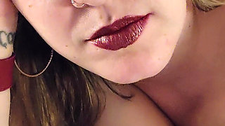 Slut wife gives you JOI while getting fucked