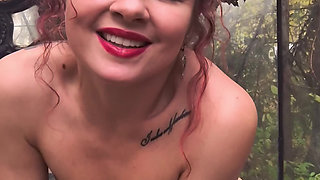 A Beautiful Nymph in a Secret Garden