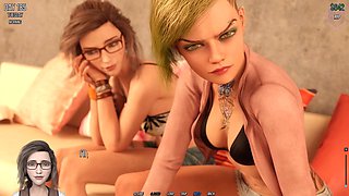 Anime footjob, footjob long feet, 3d