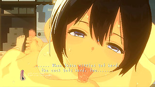 Hentai Game - Thick Busty Woman’s Summer Beach Sex Adventure