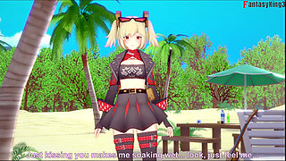 Burnice Bikini Blowjob on the beach - 1 - Zenless Zone Zero (ZZZ)