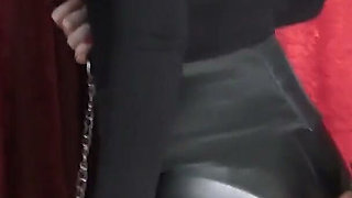 Giantess Glasses Dominatrix Boot Domination!