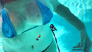 Artemisia Love Sexy Bikini Big Boobs Underwater Fetish at the Pool