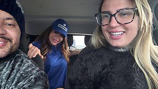 Brazilian Gas Station Slips from Car as Cuckold Watches, Couple DNA Calls Horny Attendant to Pound Her