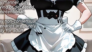 Horny Maid Takes Control Wild Cowgirl Ride Ends with Cum All Over Her Face!
