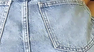 I Couldn't Resist Fucking Her When I Saw Her in Her Denim Miniskirt