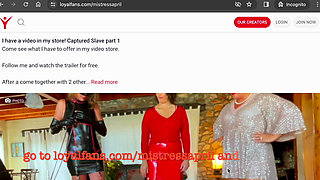Dominatrix Mistress April - Pam Visits Mistress April