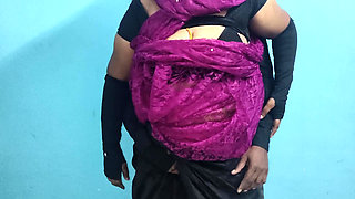 Tamil Manager Wife Birthday cheating with Company Staff, Desi Aunty romance sex, Mallu Aunty doggy style