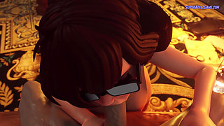 Velma Got A Little Surprise With Huge Dick Inside Her Big Fat Ass ( 3D Uncensored )