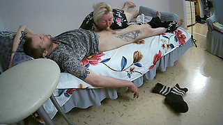 Girlfriend Gives Blowjob and Swallows Cum