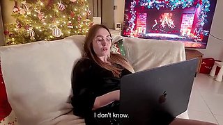 Stepmom Doggystyle Creampie - Big Tits MILF Exhausted From Work Gets Help From Step Son