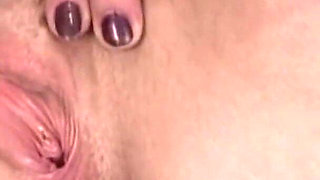 She Masturbates at the Casting with Her Hands and Dildo