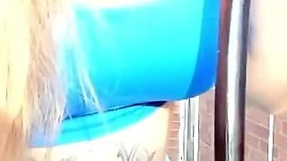 Swallowing a Toy of More Than 1 Meter on the Terrace of My House Double Camera