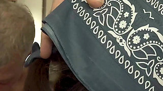 Busty GILF Rough DP Bukkake Gang Banged