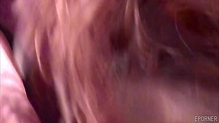 Busty Hairy Pussy Girl Uses His Hard Cock to Satisfy Herself - Big tits