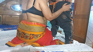 A mature man fucked maid in his lonely house