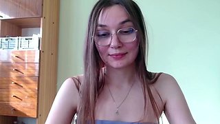 Small tit girl Georgia Jones masturbating in panties