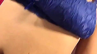 Keilimar Sucking a Big White Cock, Then Hopping on Top of It.