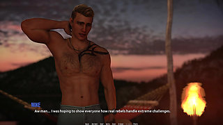 Dominos Beach 12: Riley's Blindfold Massage on John W/ Rebels