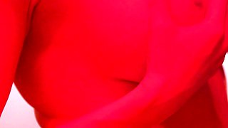 Big boobs mature Redhead MILF strip nude