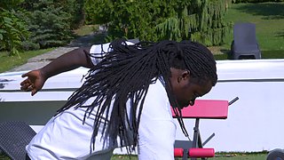 Eva Barbie Gets Rough BBC Anal Outdoors