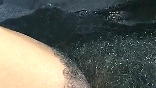 One Hot MILF and Hairy Pussy in Close up Masturbate
