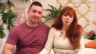 Hot German Threesome with Redhead Jessie - Double Pleasure with Man & Wife