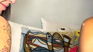 Two Curvy Brazilian Brunettes Touching Each Other Until They Orgasm.