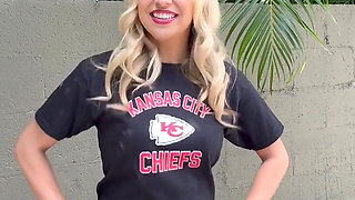 Super Bowl Pee!! Who Are You Rooting for?? I Am in My Own Private Yard, No One Can See Me