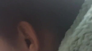 Petite Ebony Teen Blowjob in Car