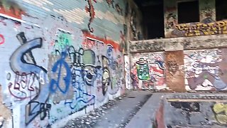 Russia Abandoned Dolphin Pool Public Outdoor Fuck Strapon Her Slave With Anastasia Mistress, Sasha Earth And Mistress Anastasia