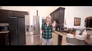 Step Mom Crystal Clark Helps With Horny Step Son - Blonde MILF Big Tits & Big Booty Creampie