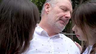 3some, age gap, old man