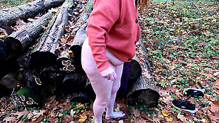 Walking Naked Through the Woods After Her Vagina Slapping