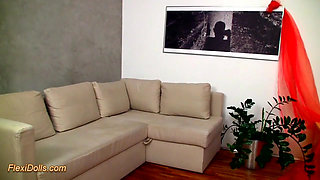 Stepsister gets fucked like a real flexi doll