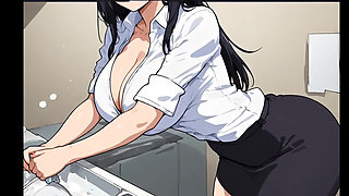 The maid's inner wear captivated him