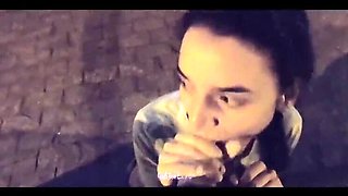 Gabbie Luna Public Blowjob - Amateur Latina Teen 18 Gives Free Street BJ
